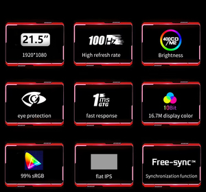 Монитор для настольного компьютера 21.5, 23.8, 27, 32 дюйма, 1920x1080, 100 Гц, игровой монитор - Product Image 3