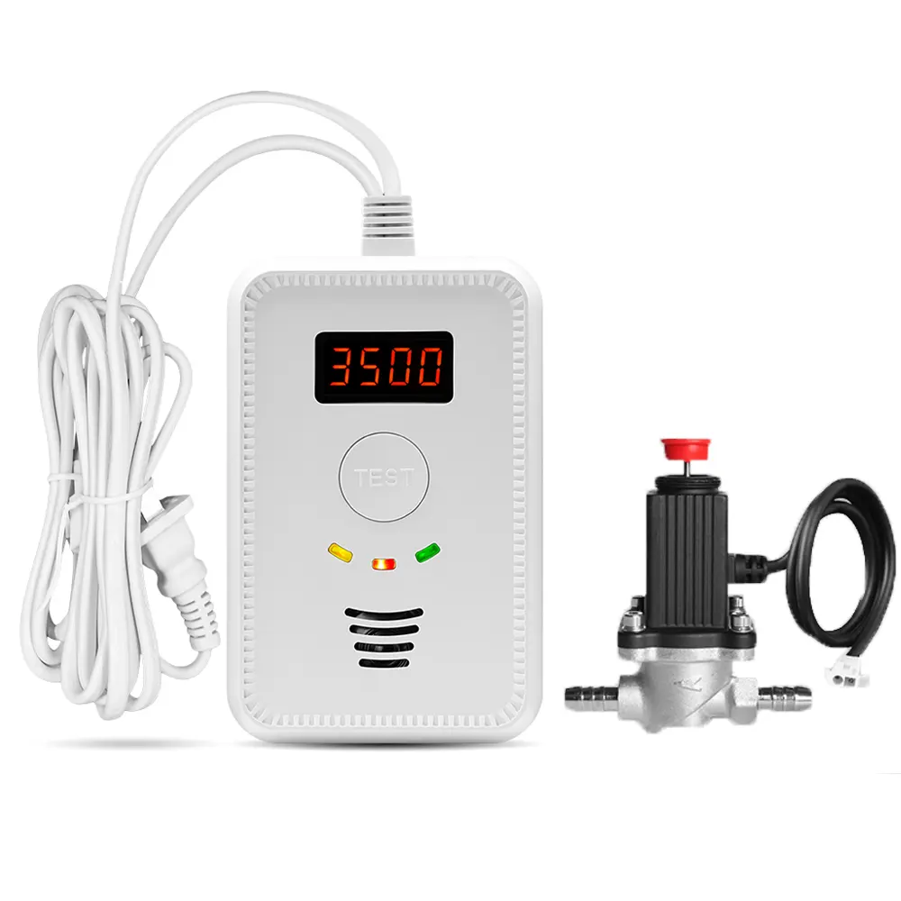 Factory Price Gas Detector Alarm 12V 24V Us Voice Prompt Lpg Natural Gas Leak & Co Carbon Monoxide Detector