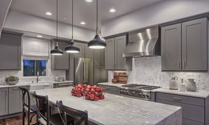 Cổ điển tủ bếp Kính nhà bếp dẫn dưới đèn tủ - Product Image 6