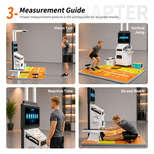 Chiosco Intelligente Multifunzione per il Controllo della Salute Lejia Fitness, Struttura in Acciaio, Schermo LCD Touch, Bilancia Meccanica OEM/ODM - Product Image 5