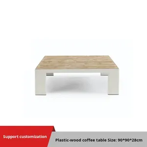 Nordic Light Luxury Outdoor Sofa Set Rattan Chair and Coffee Table for <strong>Living</strong> <strong>Room</strong> Balcony Courtyard No Assembly Required - Product Image 6