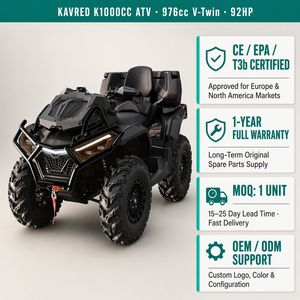 <span class=keywords><strong>Quad</strong></span> 4x4 KAVRED K1000CC Torque Visco 4Lok 2WD 4WD Lock 1000W Essence CE EPA T3B Desert Dune - Product Image 5