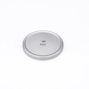 Keith Factory Customized Eco-Friendly Modern Design Portable Ultralight <b>Sandblasted</b> Silver Gray Titanium Double-Wall 300ml Cup - Product Image 3