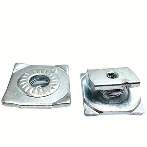 Écrous hexagonaux galvanisés à la feuille de zinc, tendeurs métriques DIN 1479 en acier au carbone avec trou de tige, fixations pour applications médicales - Product Image 1