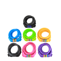 Antivol de vélo à code sans clé Worldcycle CH-502, 12mm*800mm, avec housse de protection en PVC, câble interne en acier inoxydable, étanche et résistant à la rouille