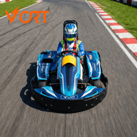 Karting commercial Vortkart à faible entretien, moteur à essence 200cc, pour piste intérieure et extérieure