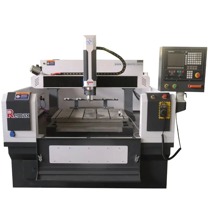 8090 makine cnc metal oyma makinesi için freze makinesi fiyat ATC çelik cnc oyma makinesi