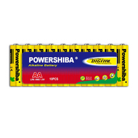 Batterie standard IEC plus durable Aa 1.5 volts batterie alcaline 2700 Mah avec emballage de carte