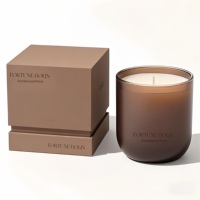 Coffret Cadeau de Bougies Parfumées à la Cire de Soja, Fabriquées à la Main, Parfum d'Ambiance Chaleureux et Doux pour la Chambre et le Salon, Vente en Gros