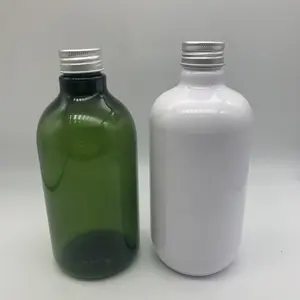 24mm gümüş metal kapak plastik boston şişe için şampuan şişeleri