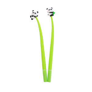 Stylo gel mignon Panda vert 0,5 mm en plastique pour le bureau et l'école - Product Image 5