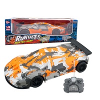 Voiture de course RC 4x4 4 canaux 27 MHz prête à l'emploi, échelle 1:18 et 1:16, pour intérieur et extérieur, portée 15 m, autonomie 15-25 min, jouets et cadeaux