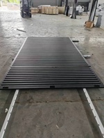 Installation facile conception horizontale en métal prix balustrade de balcon en aluminium