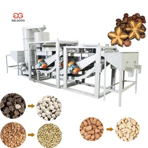 Automatischer Kürbiskerne-Nuss-Schäler Cracker-Ausrüstung Prozess Sonnenblumen-Hanfsamen-Ausschällinie