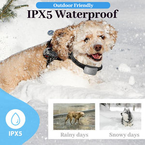 Collar disuasorio de tapón de ladridos de perro inteligente automático de electricidad multifuncional con 7 niveles de sensibilidad - Product Image 4