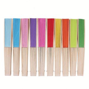 Éventail en papier vierge DIY pour enfants, pliable, blanc et coloré, à personnaliser pour la peinture, la décoration, les activités créatives et les fêtes - Product Image 3