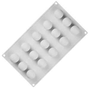 MUYULINS Moule à gâteau en silicone 3D, mini truffe, 15 cavités, boule ronde - Product Image 1