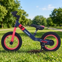 Bicicleta de Equilibrio para Niños, con Marco de Acero de Alto Carbono de 12 Pulgadas, Diseño Deportivo, Logotipo Personalizado, Venta al Por Mayor