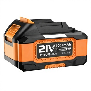 แบตเตอรี่เครื่องมือไฟฟ้าแบบชาร์จได้ 20V 4.0Ah 18650 ใช้ได้กับเครื่องเจียร์มุม Mak, ประแจกระแทก และเลื่อย - Product Image 1
