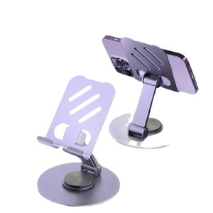 Support de téléphone de bureau rotatif et pliable, support de tablette mécanique universel, support universel pour l'apprentissage et le streaming en direct - Product Image 3