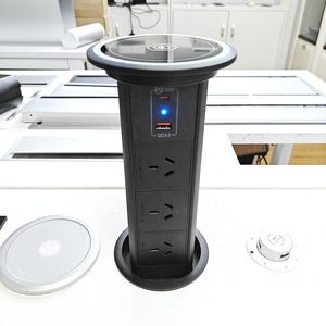 New Úc New Zealand Argentina cơ giới bật lên ổ cắm hàng đầu không dây sạc nâng nhà bếp tự động bật lên ổ cắm điện - Product Image 3