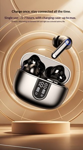 Écouteurs TWS ANC à design exclusif, <span class=keywords><strong>Bluetooth</strong></span> 5.4, sans fil, avec affichage LED de la batterie, longue autonomie et suppression du bruit - Product Image 5