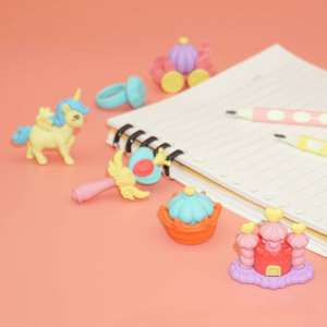 Juego de Gomas de Borrar Creativas para Niñas, Gomas de Borrar Rosas, Lindas y de Alta Calidad para Estudiantes, con Blister - Product Image 2