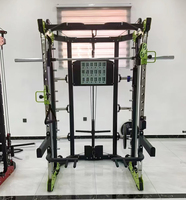 Équipement de musculation commercial, machine Smith, rack de squat multifonctionnel, machine à câbles