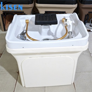 Bac à shampoing portable Kisen pour thérapie capillaire à circulation d'eau, traitement aux herbes pour salon et SPA, avec vapeur fumigée - Product Image 6