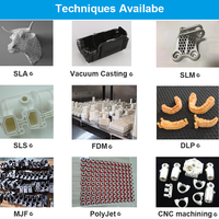 Jouet multi-matériaux personnalisé modèle champignon Stratasys Polyjet Service d'impression 3D polychrome