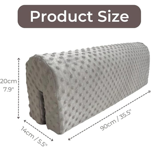Foam Toddler <b>Bed</b> Edge Guard Kids <b>Beds</b> Rail Bumpers Safety Barrier Protector Guardrail <b>Padding</b> With Removable Cover 5 Sizes - Product Image 4
