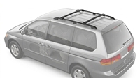 Barres transversales de toit en aluminium noir Sunsingrack compatibles avec Odyssey 2003+, capacité de charge de 100 kg, porte-bagages robuste