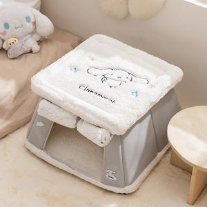 Cuccia Calda per Gatti con Tapparella, Casa per Gatti Chiusa, Nido Staccabile per Cani di Piccola e Media Taglia, Forniture per Animali Domestici - Product Image 2