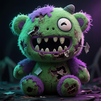 OEM/ODM Vente de gros Jouet en peluche personnalisé monstre démon Kawaii Horreur Poupée mascotte moche et mignonne avec remplissage en coton PP Cadeau