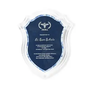 APEX Factory Großhandels preis Shield Trophies Custom Acrylic Trophy Award
