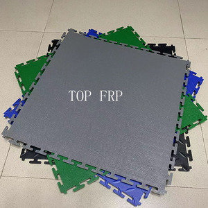 Good Quality Modern Eco-friendly PVC Click Interlocking Floor Tiles for Garage Workshop and Warehouse DIY - Product Image 4
