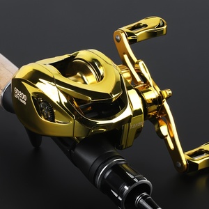 Moulinet de pêche KEKAXI en promotion, doré, 5+1BB, 7.2:1, 207g, moulinet baitcasting pour eau salée - Product Image 6