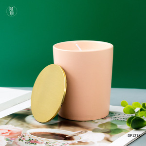 Bougies en céramique faites sur mesure, cylindriques, décoration intérieure, écologiques, pots à bougies parfumées pour usage intérieur - Product Image 4