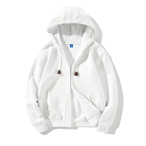 เสื้อฮู้ดดี้แบบสั่งทำพิเศษ 430 กรัม ผ้าผสมสามชนิด พิมพ์ลายตามสั่ง ซิปเต็มตัว สำหรับผู้ชาย ฤดูใบไม้ร่วง พร้อมบริการดรอปชิปปิ้ง - Product Image 4