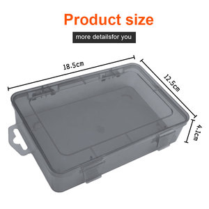 Chất Lượng Cao Hình Chữ Nhật Hiện Đại Nhựa Thủ Công Mỹ Nghệ Không Thấm Nước Lớn Đa Mục Đích Đồ Chơi Xây Dựng Khối Thẻ Lưu Trữ Hộp - Product Image 2