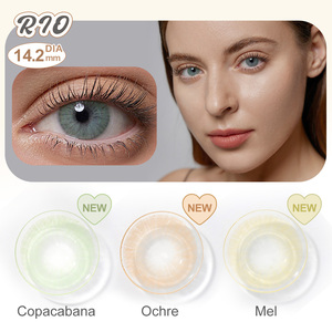 Miễn phí Mẫu freshgo hidrocor Rio màu Kính áp tròng mắt tự nhiên liên hệ với ống kính bán buôn lentes de contato - Product Image 1