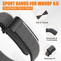 Bracelet de montre de sport en nylon respirant, boucle MG ECG, bracelet intelligent de sport Whoop 5.0 et bracelet de montre en nylon Whoop 4.0, boucle à ardillon de 232 mm