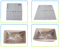 Sacs en plastique ventilés 105x60cm avec trous d'air Macro paquet perforé sacs en plastique sacs de doublure pour légumes