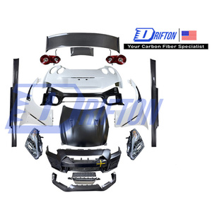 2020 Kit de carrosserie de changement complet de Style NSM pour Nissan GTR R35 Kit de carrosserie en Fiber de carbone avec feu arrière de phare - Product Image 1