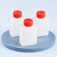 Botella de Plástico Cilíndrica de 30 ml, Grado Alimenticio, con Tapa de Rosca, para Salsas y Condimentos, Envase para Muestras de Líquidos