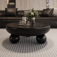 Mesa de Centro Moderna de Metal de Lujo Nórdico con Tablero Artificial para Sala de Estar, Oficina, Apartamentos Pequeños, de Alta Gama, Combinable con Todo
