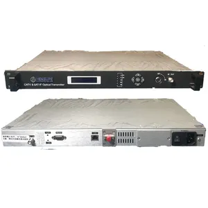 Langsung Modulated 1550nm Transmitter Serat Optik CATV TV Digital 1550nm Internal Pemancar Optik untuk Pon & CATV Solusi