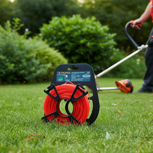 Fil de coupe en nylon Truper HLB-105 2,7 mm x 63 m pour débroussailleuses et machines à désherber, couleur rouge, bobine de remplacement durable - Product Image 2