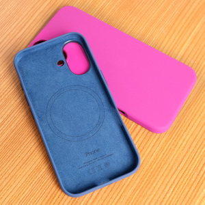 เคสโทรศัพท์ซิลิโคนเหลว S040 สำหรับ iPhone 16 Pro Max Plus พร้อมแม่เหล็กกันกระแทก - Product Image 2