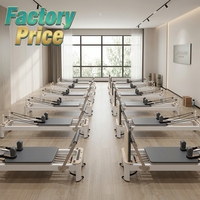 Machine de Pilates Reformer Professionnelle Ajustable de Qualité Supérieure pour Studio, en Aluminium